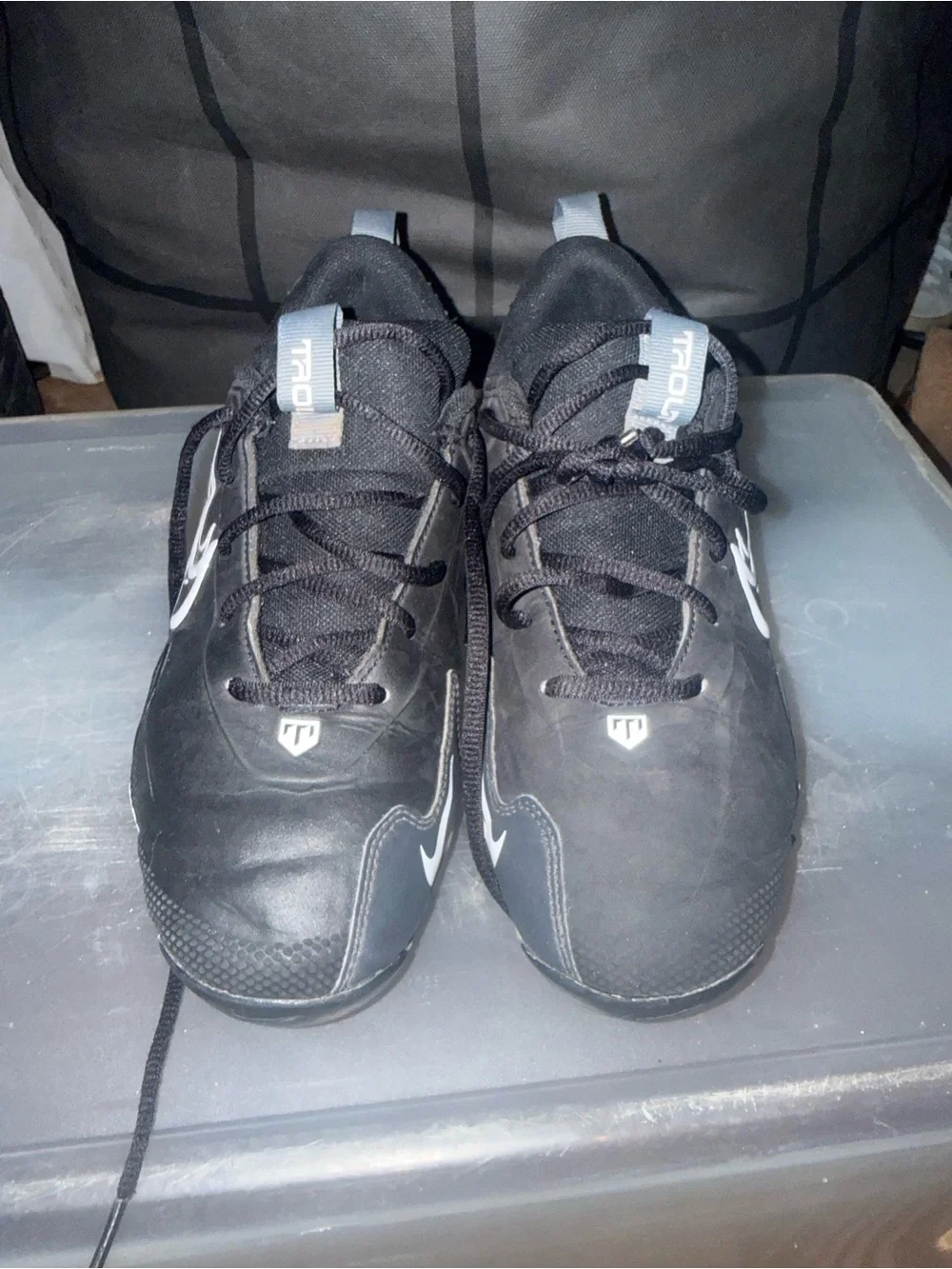 Nike Black and White Kids Cleats